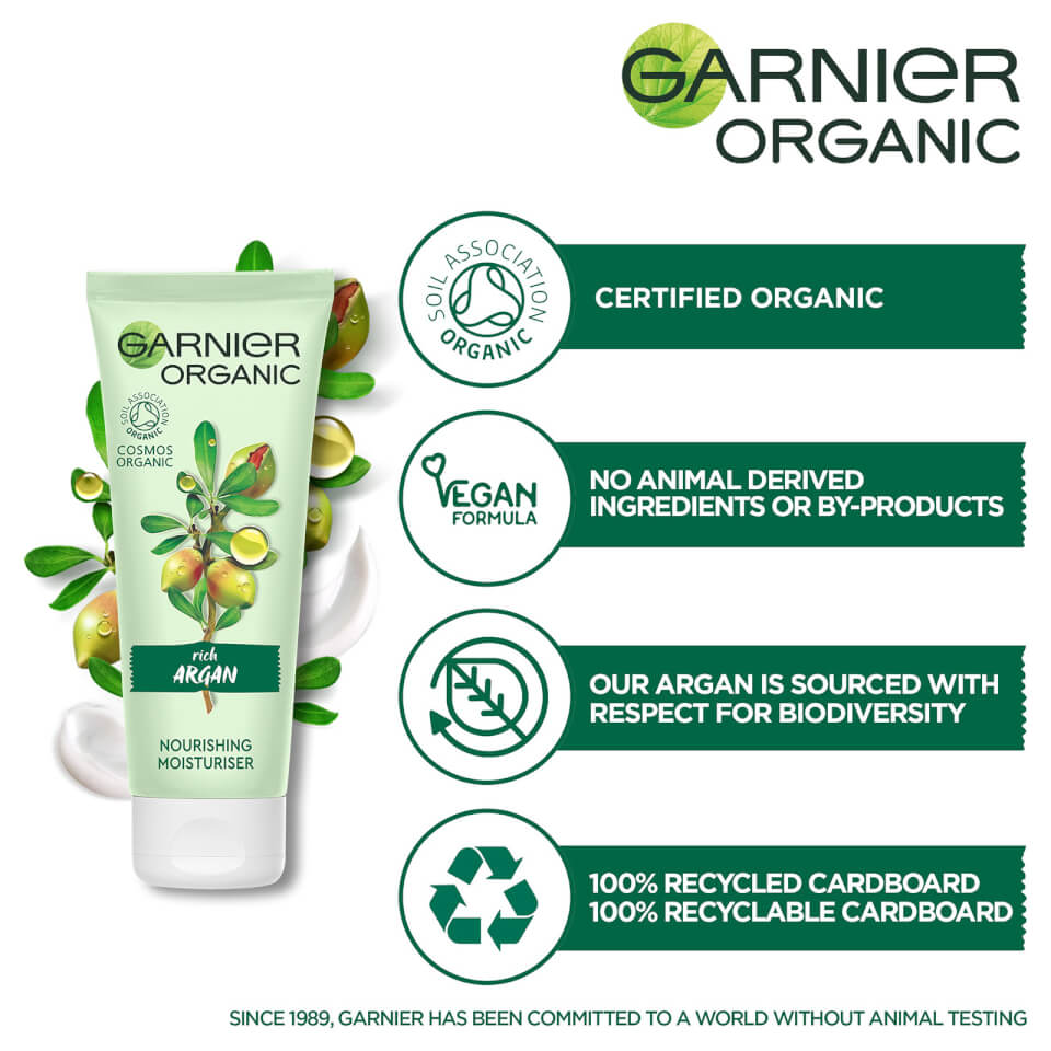 Garnier Organic Argan Moisturiser 50ml