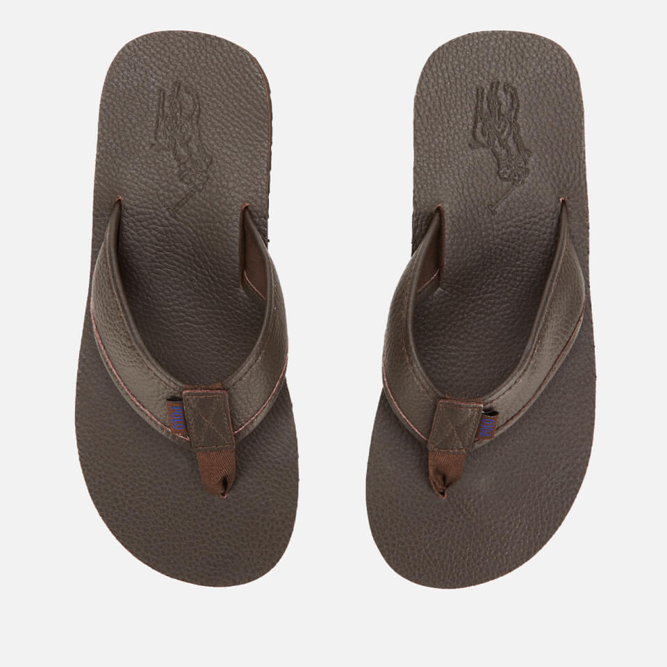 Polo leather flip flops Clearance
