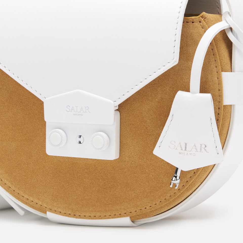 SALAR Women's Annie Multi Cross Body Bag - Cream/White