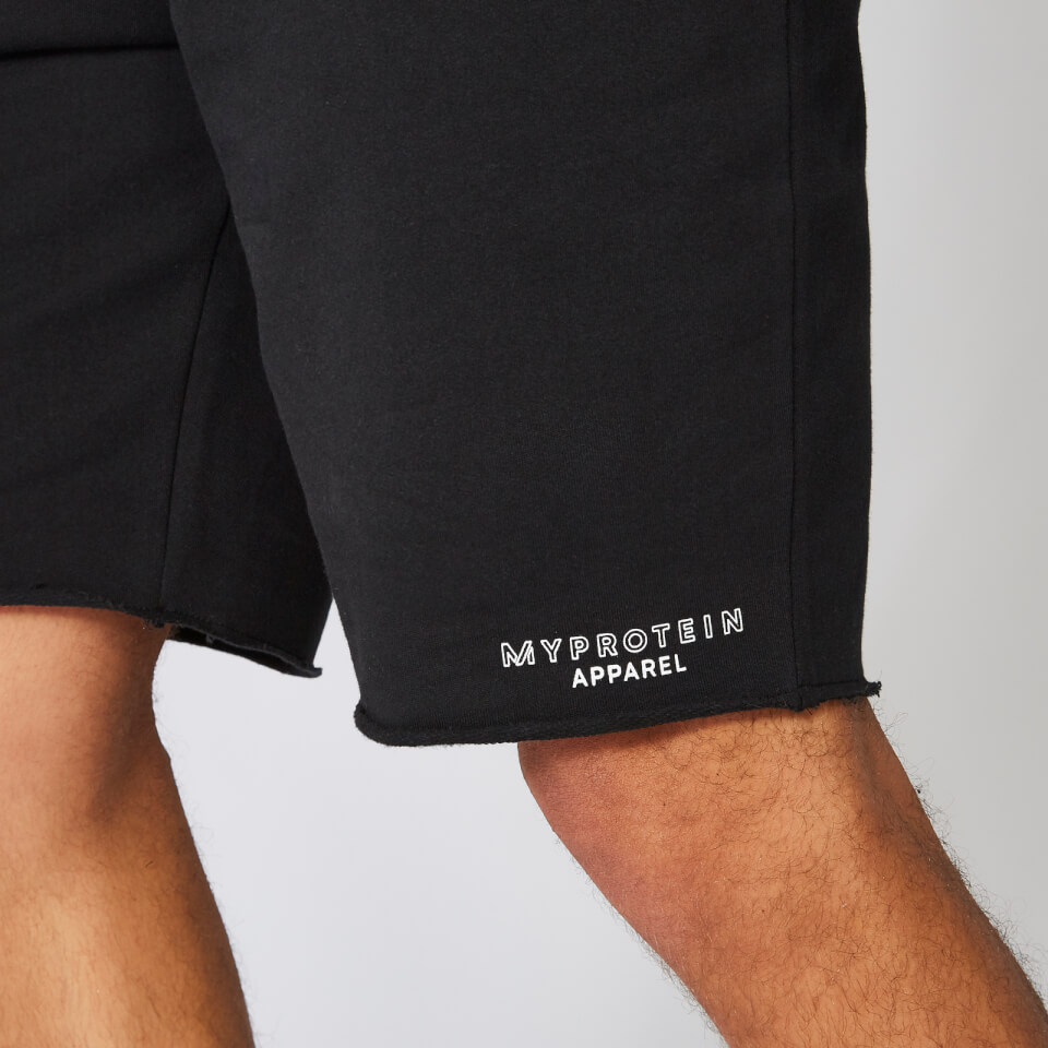 Neon Signature Sweat Shorts - Black