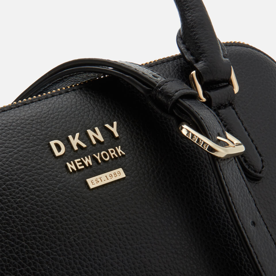 DKNY Women's Whitney Large Dome Satchel Bag - Black