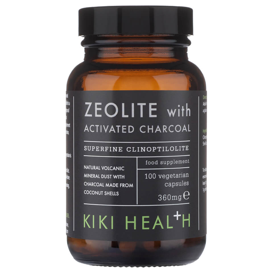 KIKI Health Zeolite with Activated Charcoal Vegicaps (100 Vegicaps)