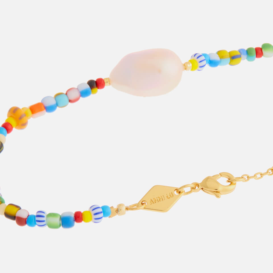 Anni Lu Women's Alaia Baroque Pearl Bracelet - Multi