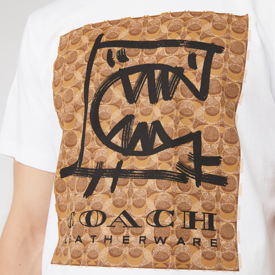 高感度ショップで2023年売れたブランド by Rexy Signature Men's Coach Guang S - White - T-Shirt Yu トップス