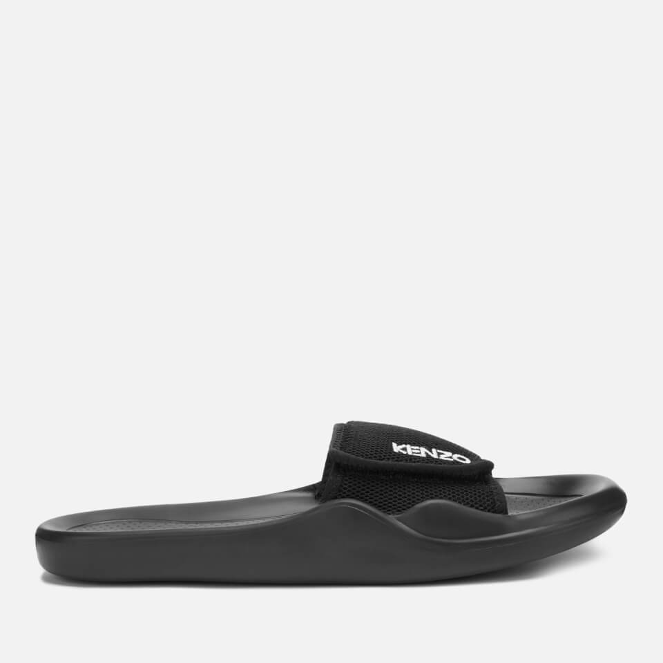 KENZO Men's Logo Pool Slide Sandals - Black - FR 40/UK 6.5