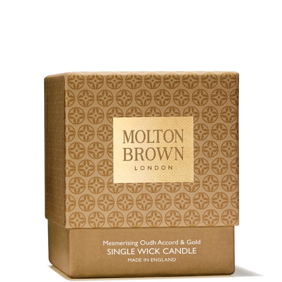 Molton Brown Oudh Accord & Gold Single Wick Candle
