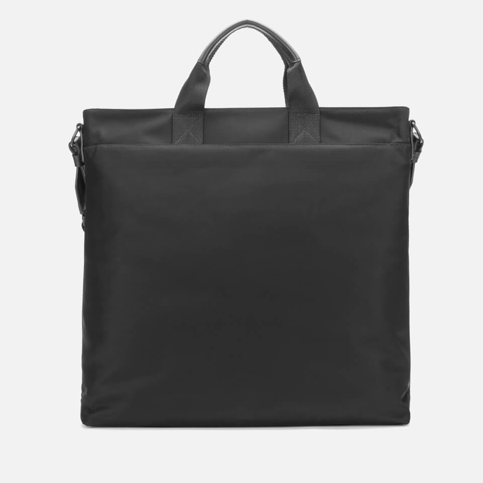 HUGO Men's Record Nylon Logo Tote Bag - Black
