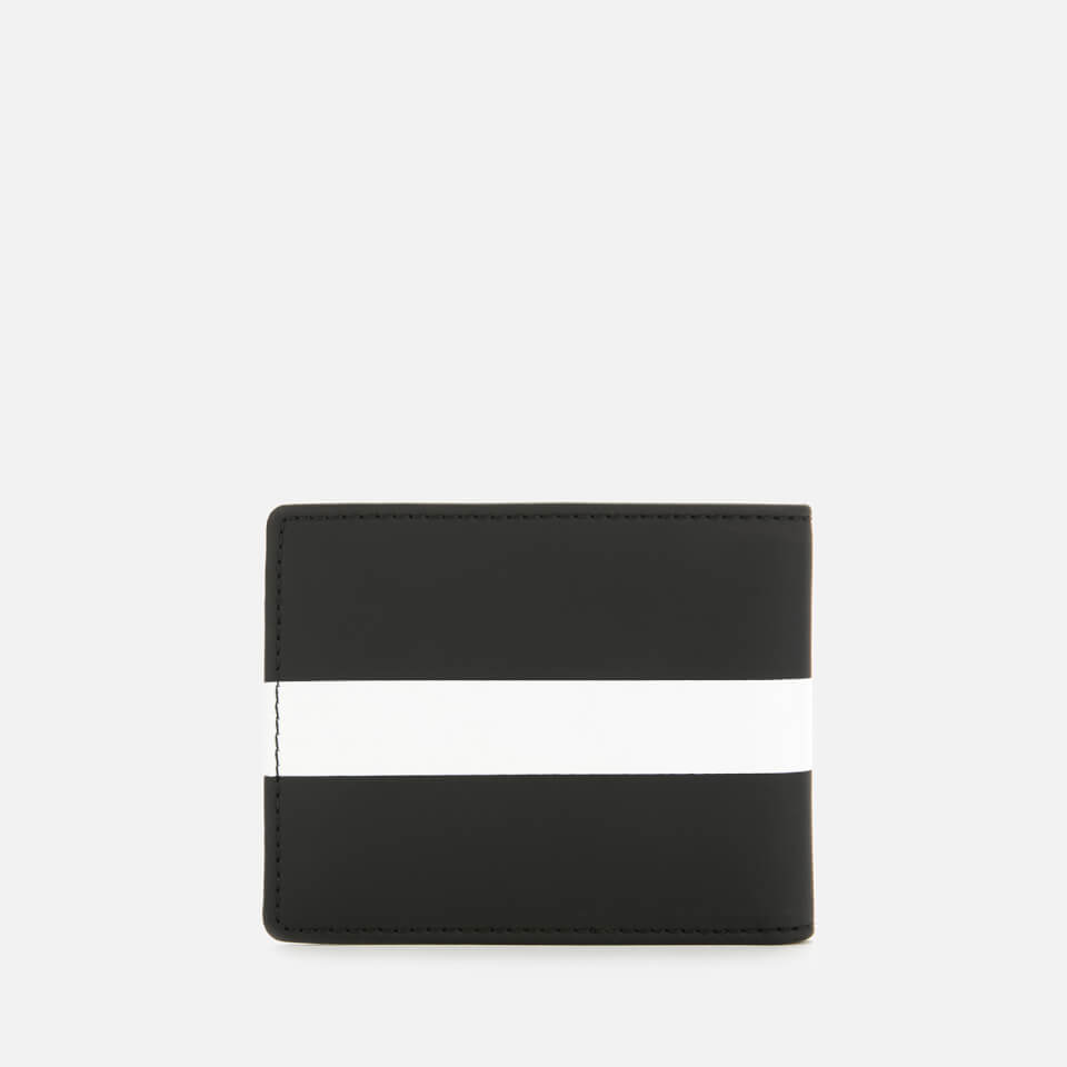 HUGO Men's U-Bahn Contrast 6Cc Wallet - Black/White