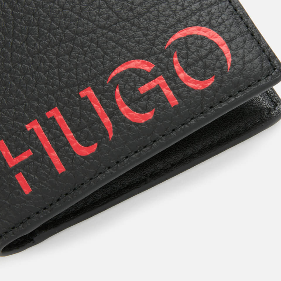HUGO Men's Victorian 3 6Cc Wallet - Black/Red