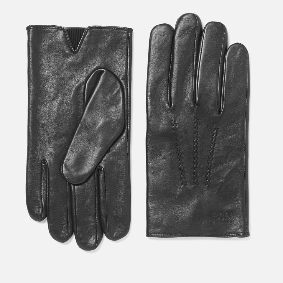 BOSS Men's Grifin Soft Waxed Nappa Gloves - Black