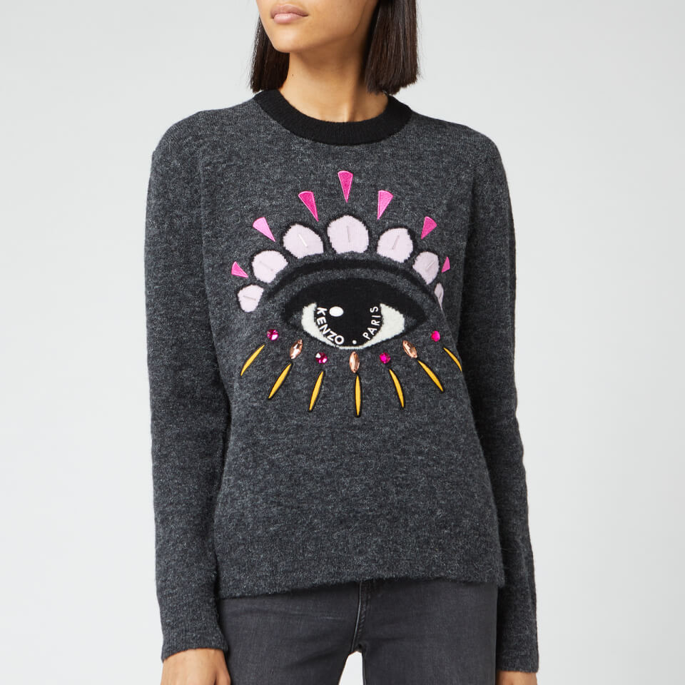 kenzo knitwear mankenzo cloud tiger jumper - fe68pu4833cl 77