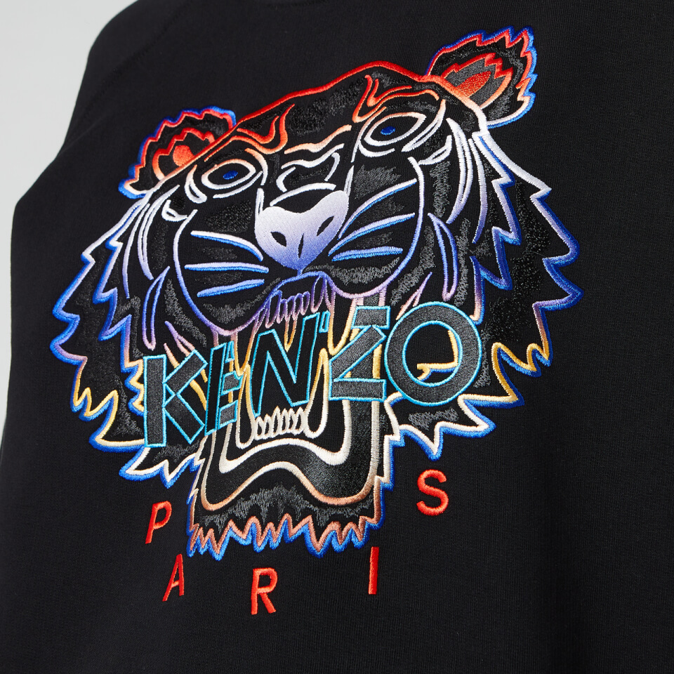 KENZO Women's Gradient Tiger Sweatshirt - Black | Coggles