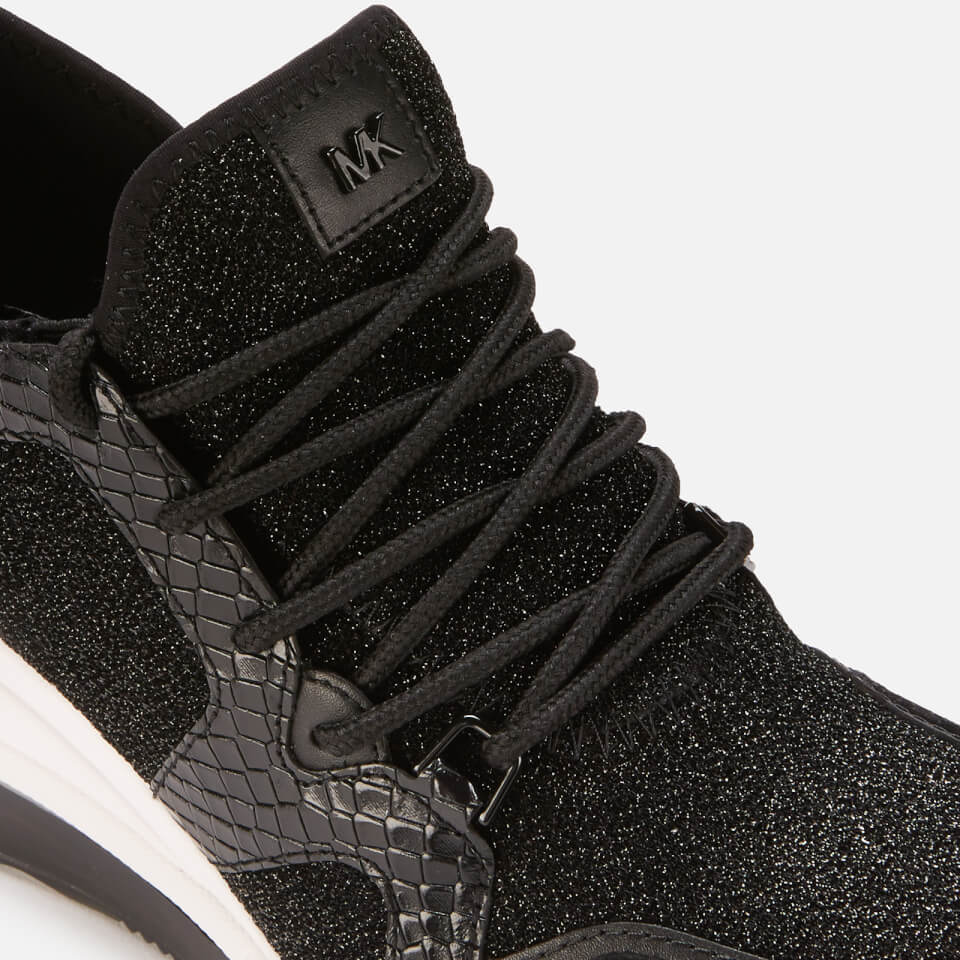 MICHAEL MICHAEL KORS Women s Liv Extreme Runner Style Trainers Black Allsole