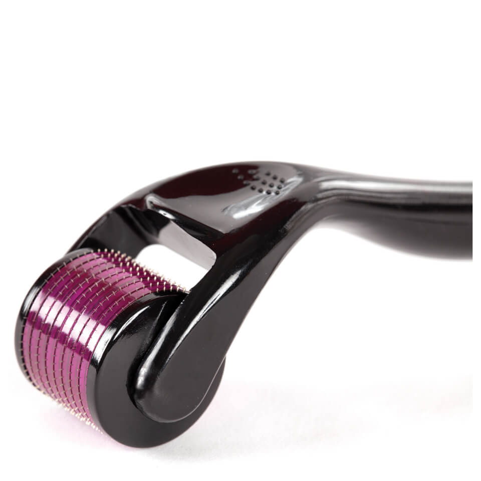 Beauty ORA Facial Microneedle Roller System - Purple Head with Black Handle