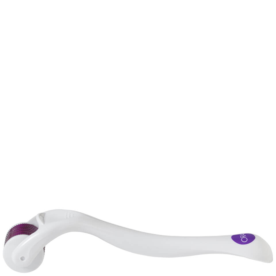 Beauty ORA Facial Microneedle Roller System - Purple Head with White Handle