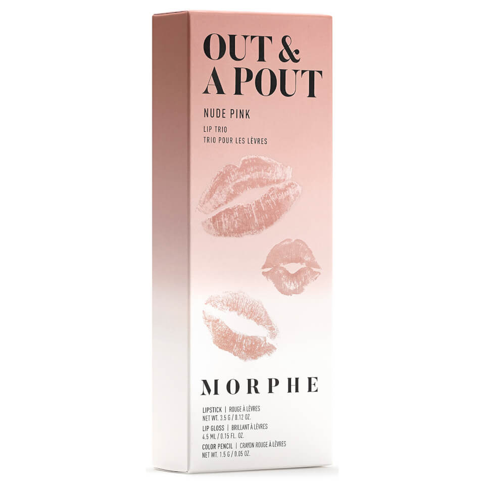 Morphe Out and a Pout Lip Trio - Nude Pink