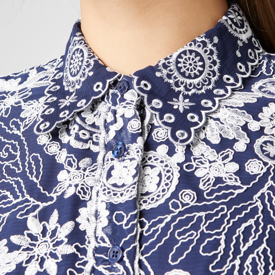 MICHAEL MICHAEL KORS Women's Embroidered T-Shirt Dress