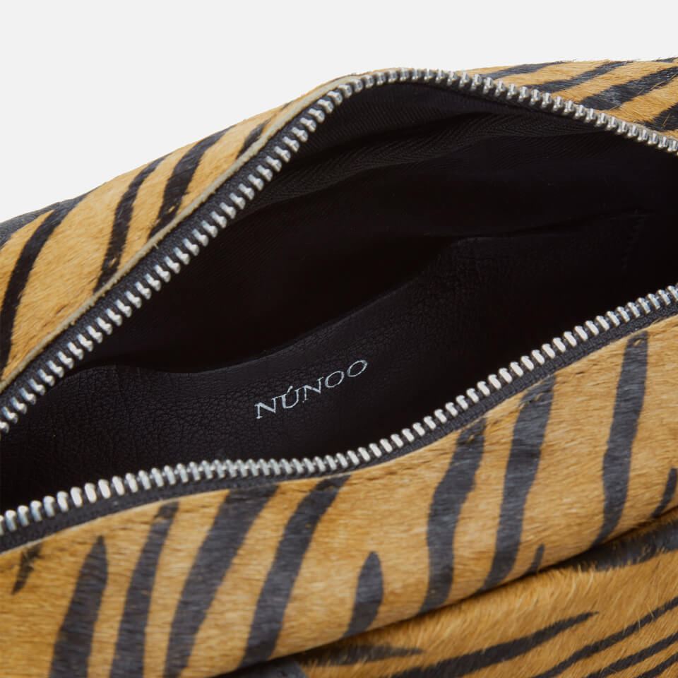 Núnoo Women's Donna Shoulder Bag - Brown Zebra