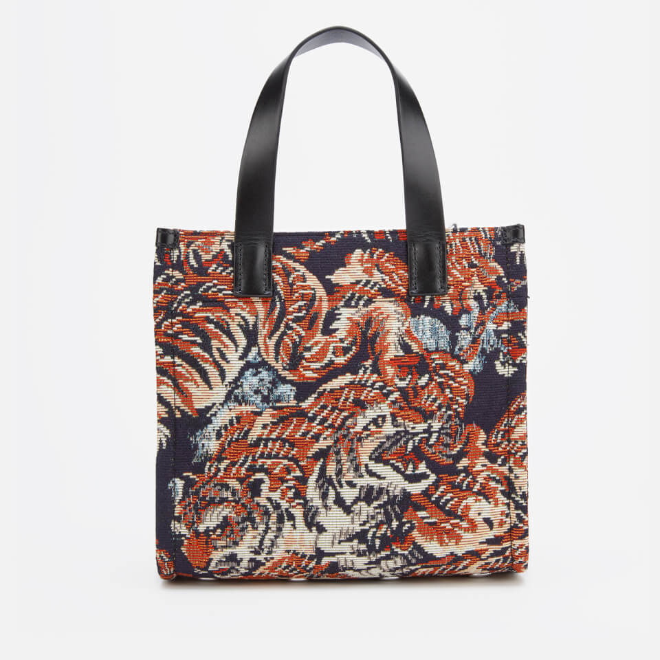 KENZO Women's Canvas Woven Flying Tiger Bag - Multi