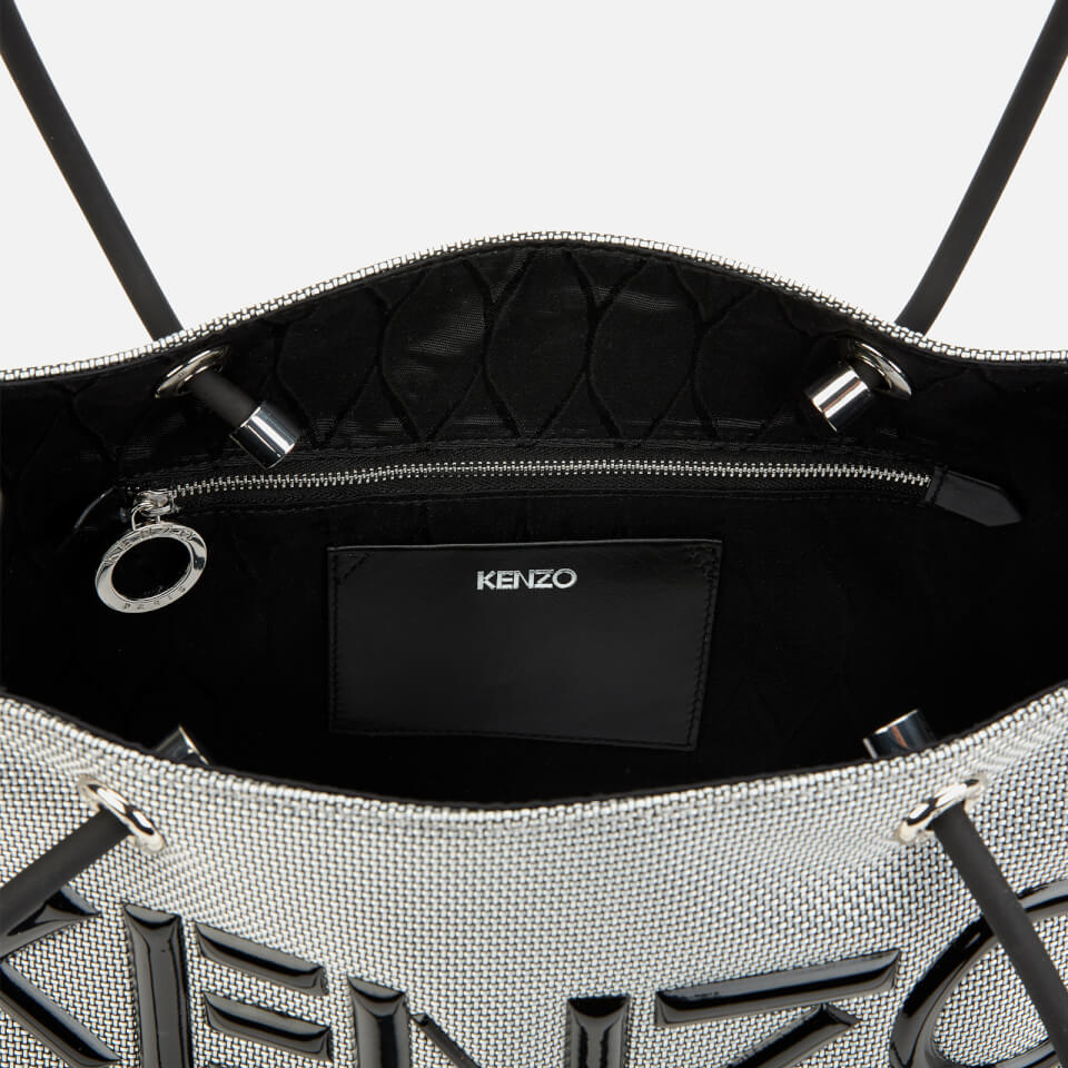KENZO Women's Logo Tote Bag - Silver