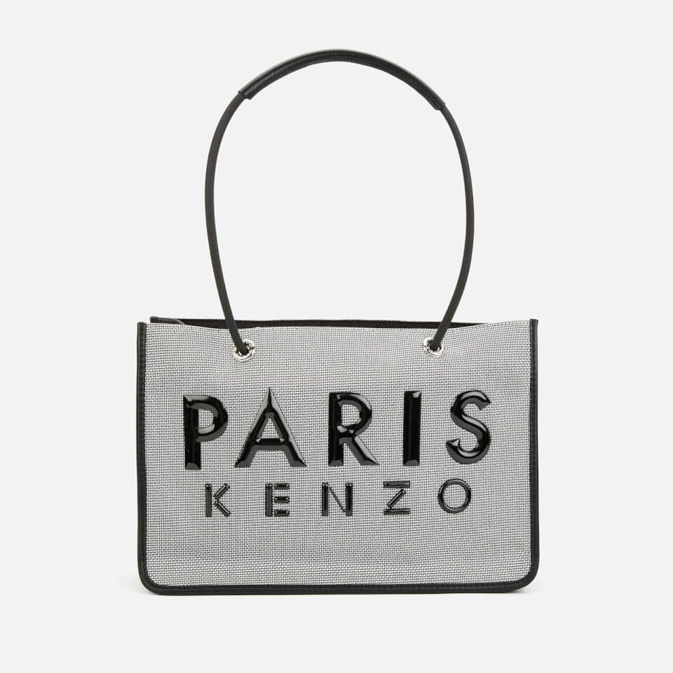 KENZO Women's Logo Tote Bag - Silver