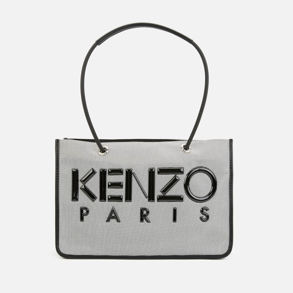 KENZO Women's Logo Tote Bag - Silver