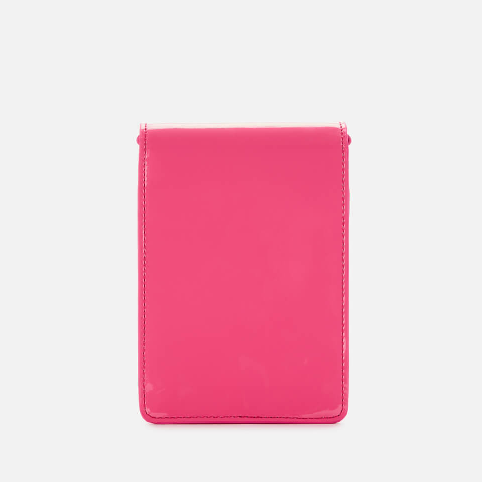 KENZO Women's Patent Tiger Cross Body Bag - Pink