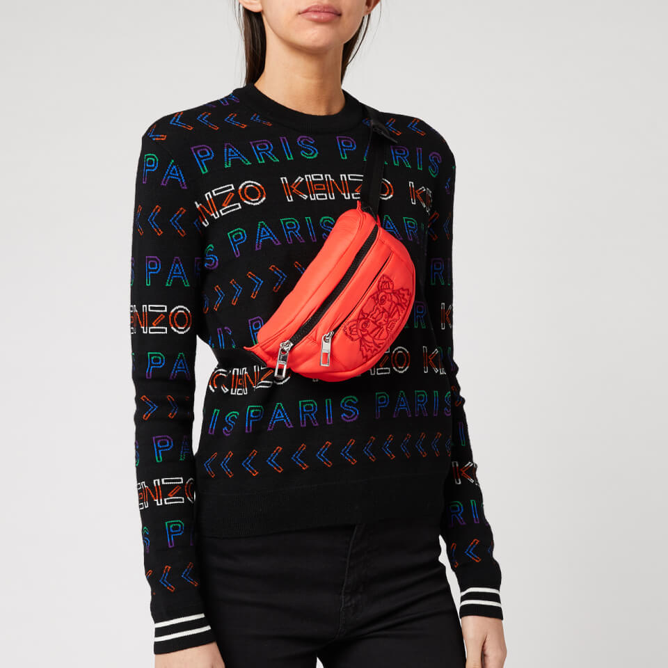 KENZO Women's Quilted Tiger Bumbag - Red