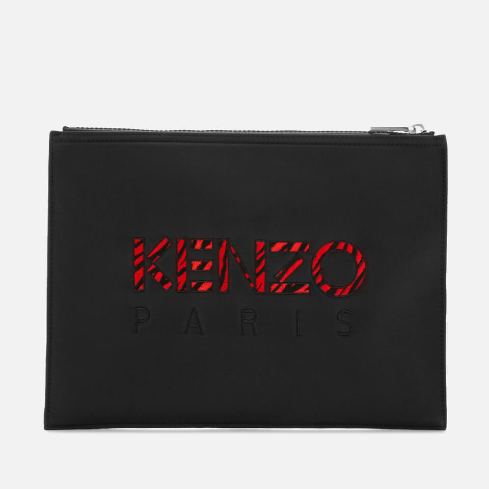 KENZO Women's Icon Tiger A4 Pouch - Black