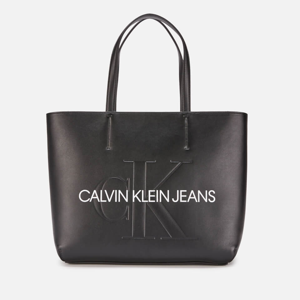 Calvin Klein Jeans Women's Monogram Tote Bag - Black