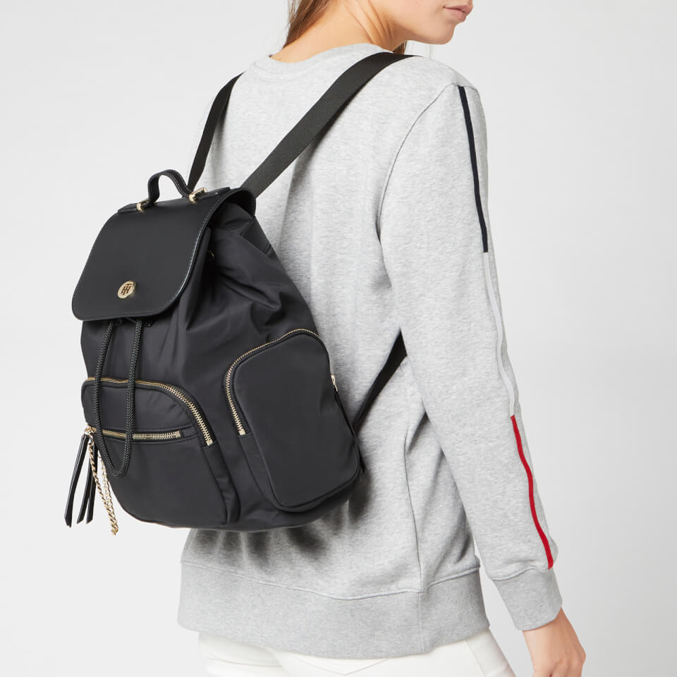 Tommy Hilfiger Women's Core Nylon Backpack - Black