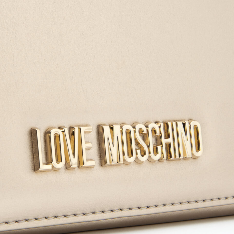 Love Moschino Women's Logo Small Shoulder Bag - Gold