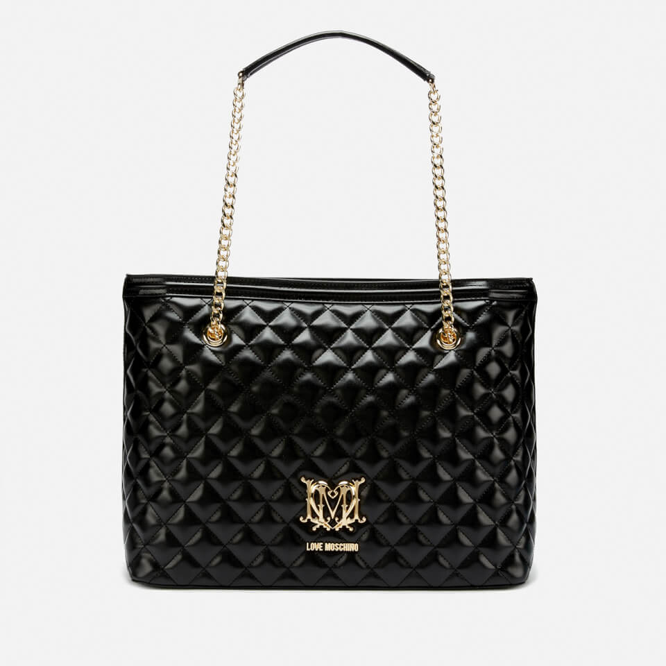 Love Moschino Women's Quilted Shopper Bag - Black