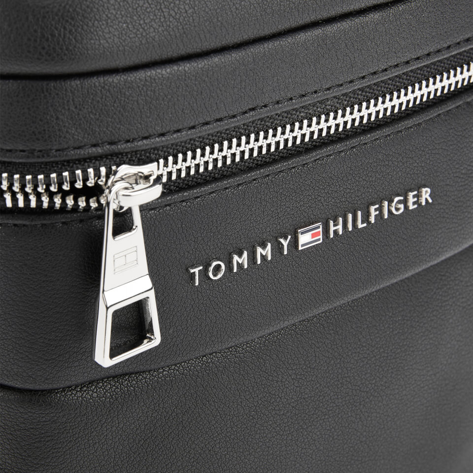 Tommy Hilfiger Men's Novelty Mix Mini Reporter Bag - Black