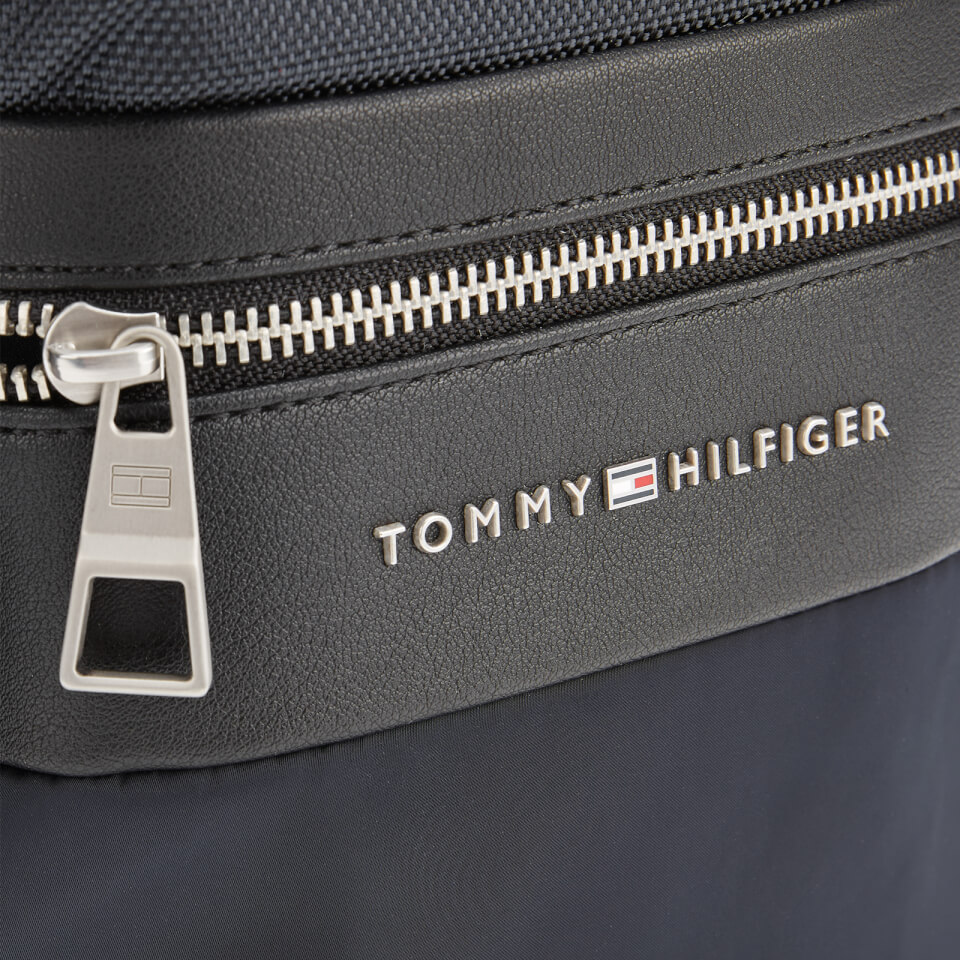 Tommy Hilfiger Men's Nylon Mix Mini Reporter Bag - Tommy Navy