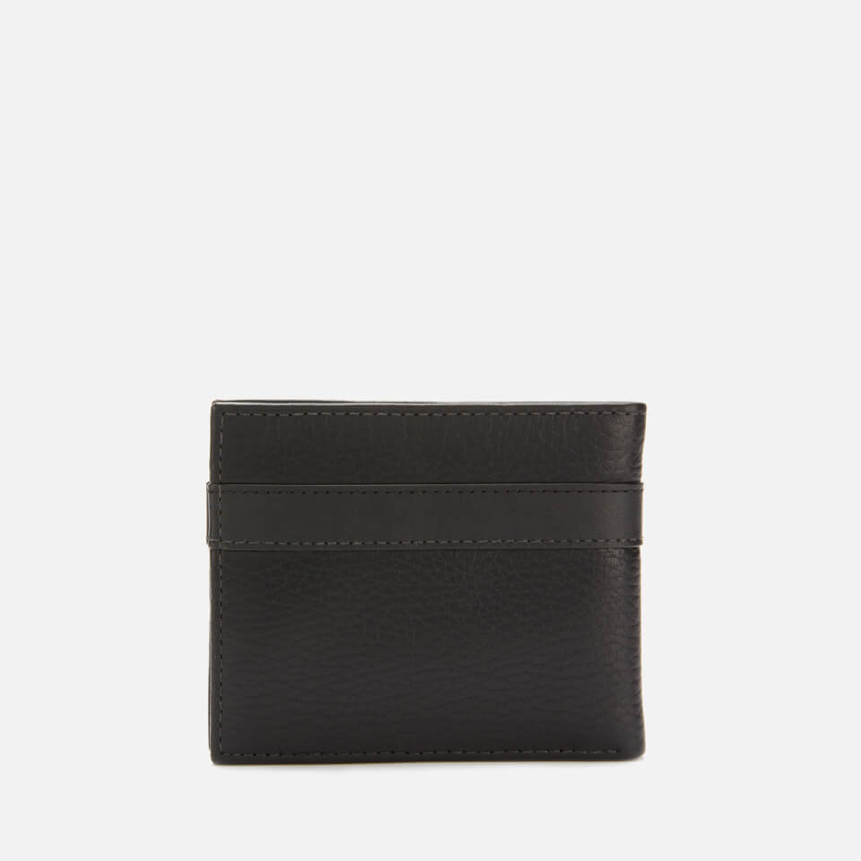 Tommy Hilfiger Men's Corporate Leather Mini Credit Card Wallet - Black