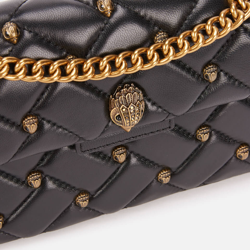 Kurt Geiger London Women's Leather Mini Kensington Stud Bag - Black