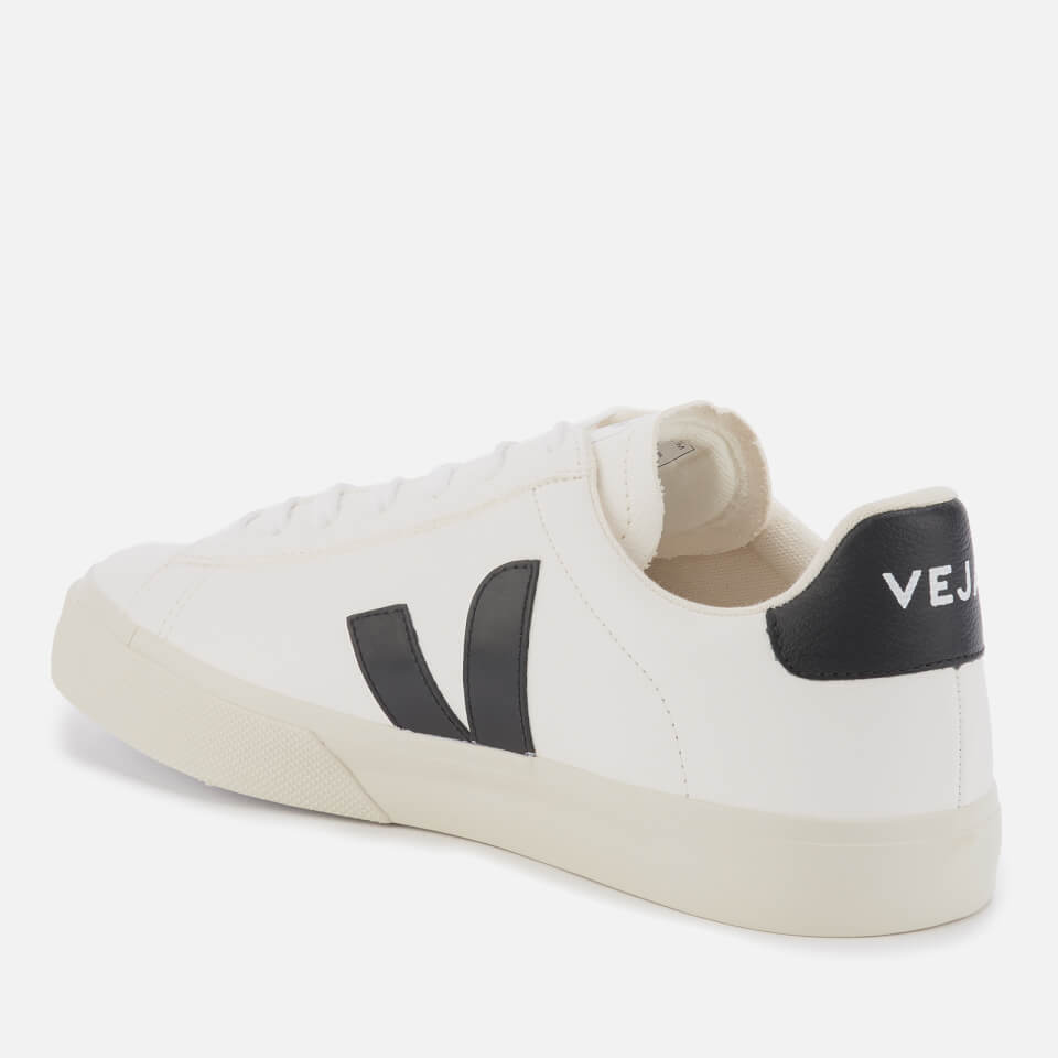Veja Men's Campo Chrome Free Leather Trainers - Extra White/Black