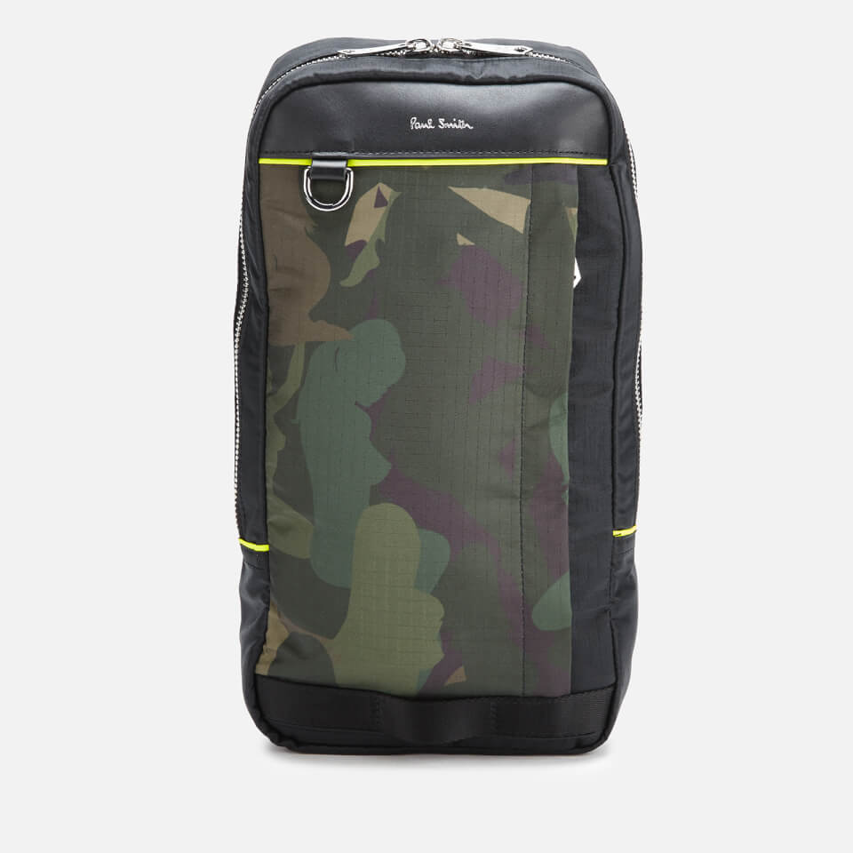 PS Paul Smith Men's Naked Lady Sling Pack - Camo Green