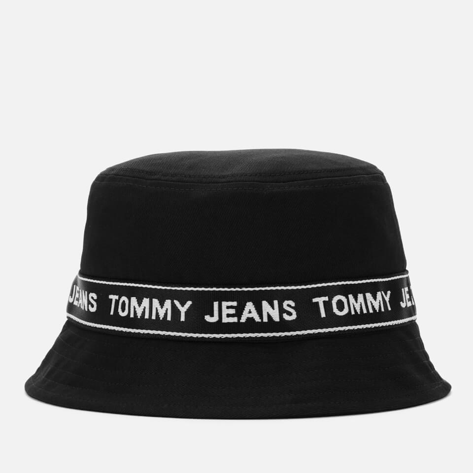 Tommy Jeans Men's Logo Tape Bucket Hat - Black