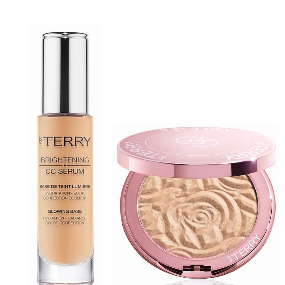 By Terry Brightening CC Serum & Powder Exclusive Duo - Apricot Glow