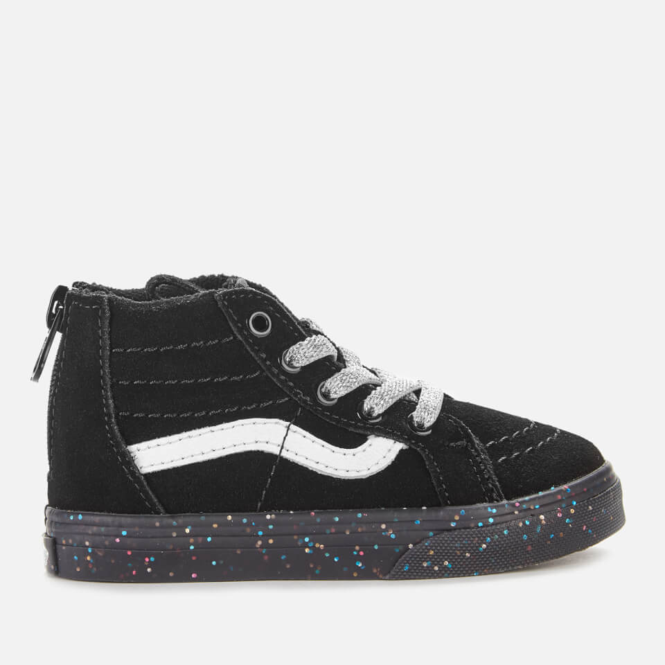 Toddler black glitter new arrivals vans