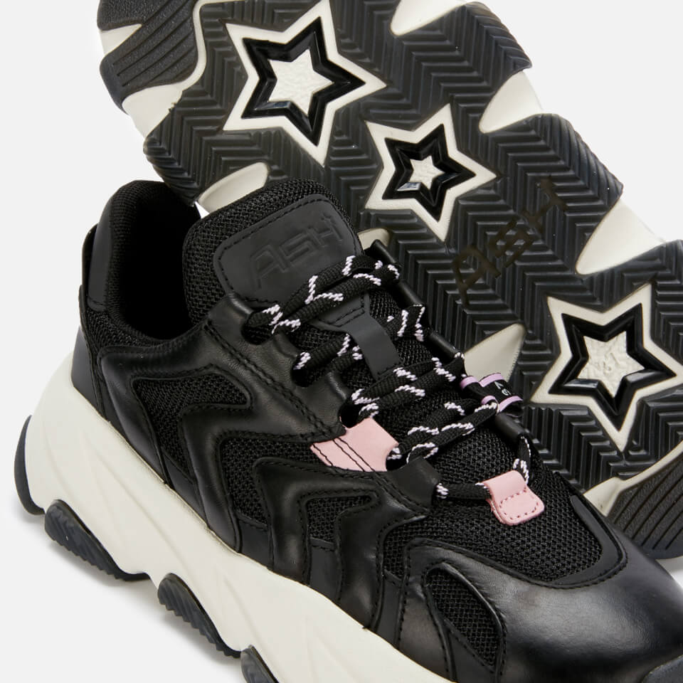 Ash Women s Extreme Chunky Running Style Trainers Black Black Orchid Allsole
