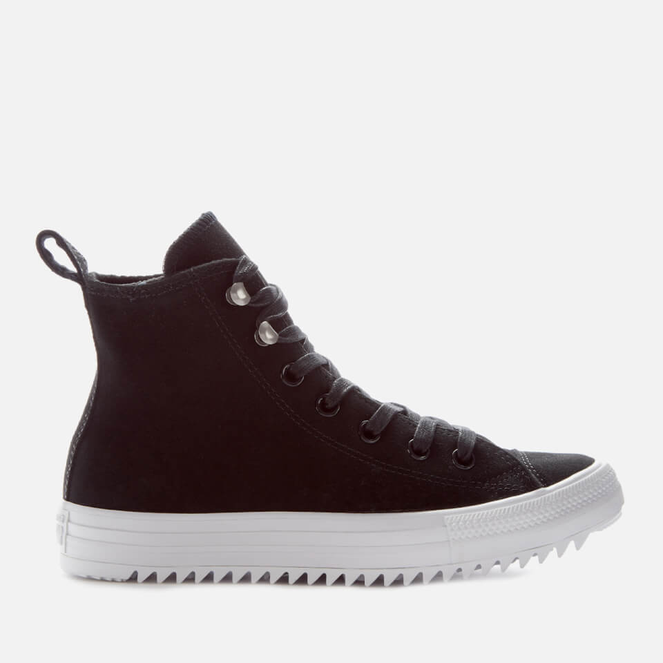 Converse Women s Chuck Taylor All Star Hiker Final Frontier Hi Top Trainers Black White Black Allsole