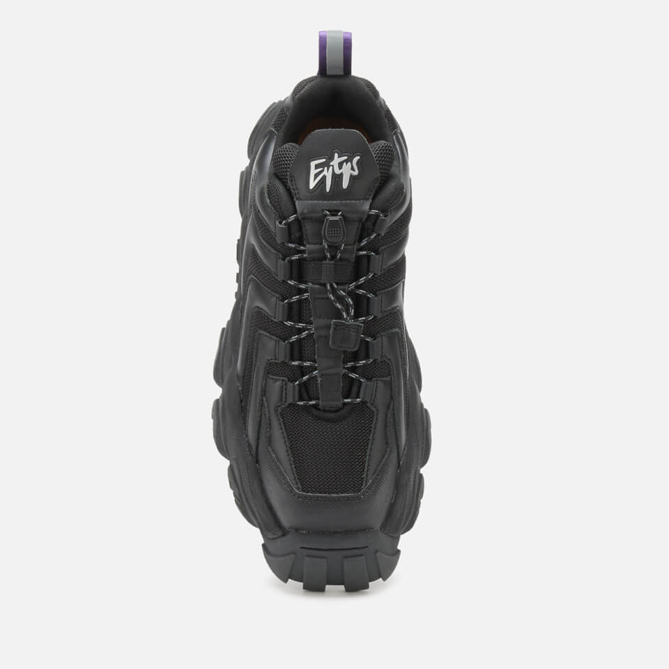 商品画像：Eytys Halo Leather Sneaker in Black | FWRD 3