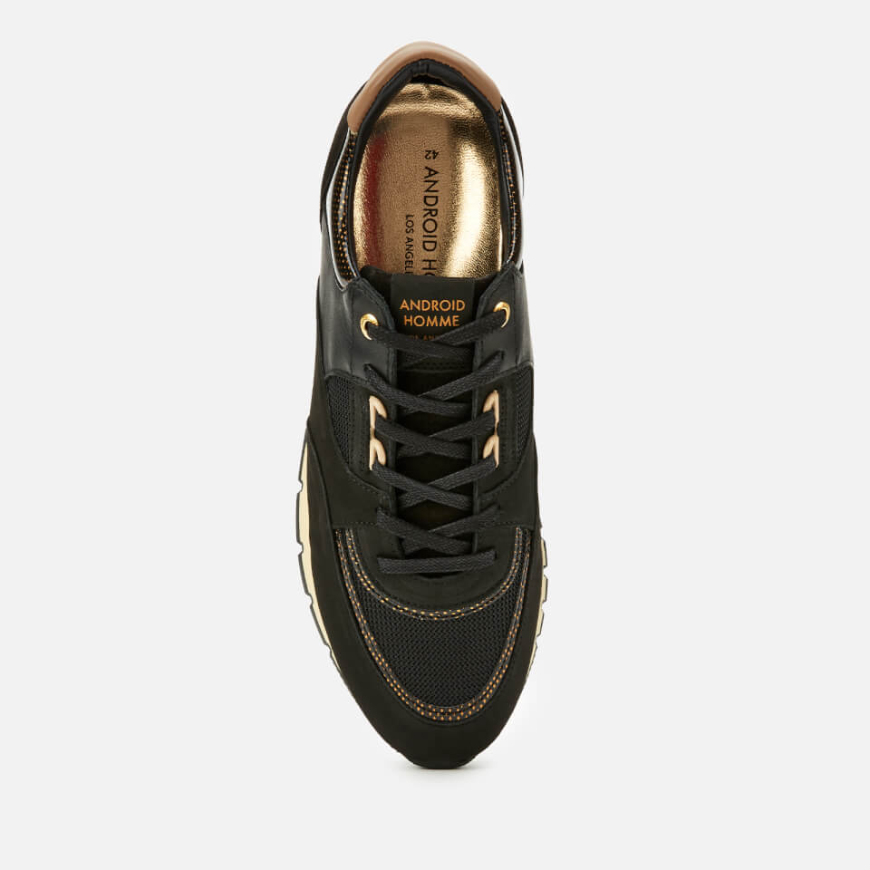 Android Homme Men s Belter 2.0 Trainers Gold Black Gloss Carbon Allsole