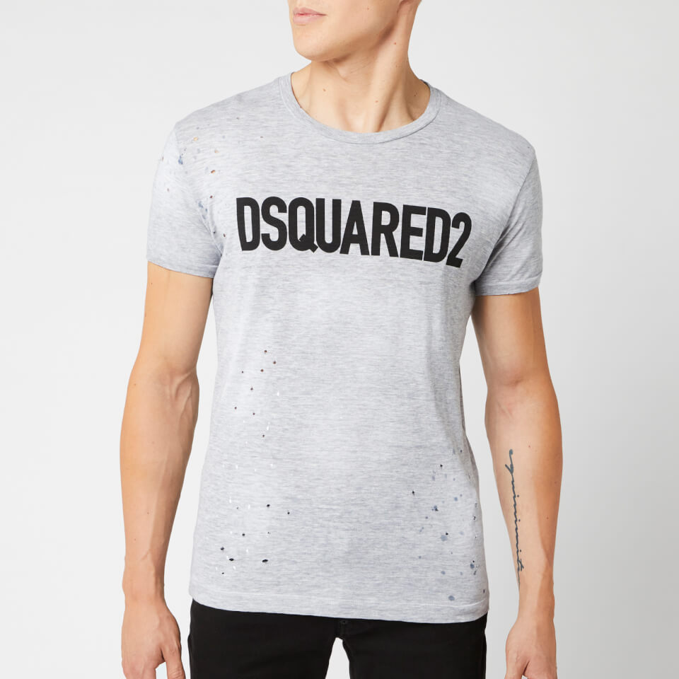 【関税&送料込】Dsquared2 Grey Melange T-Shirt With Logo Pri 12106704-4344684696747836.jpg