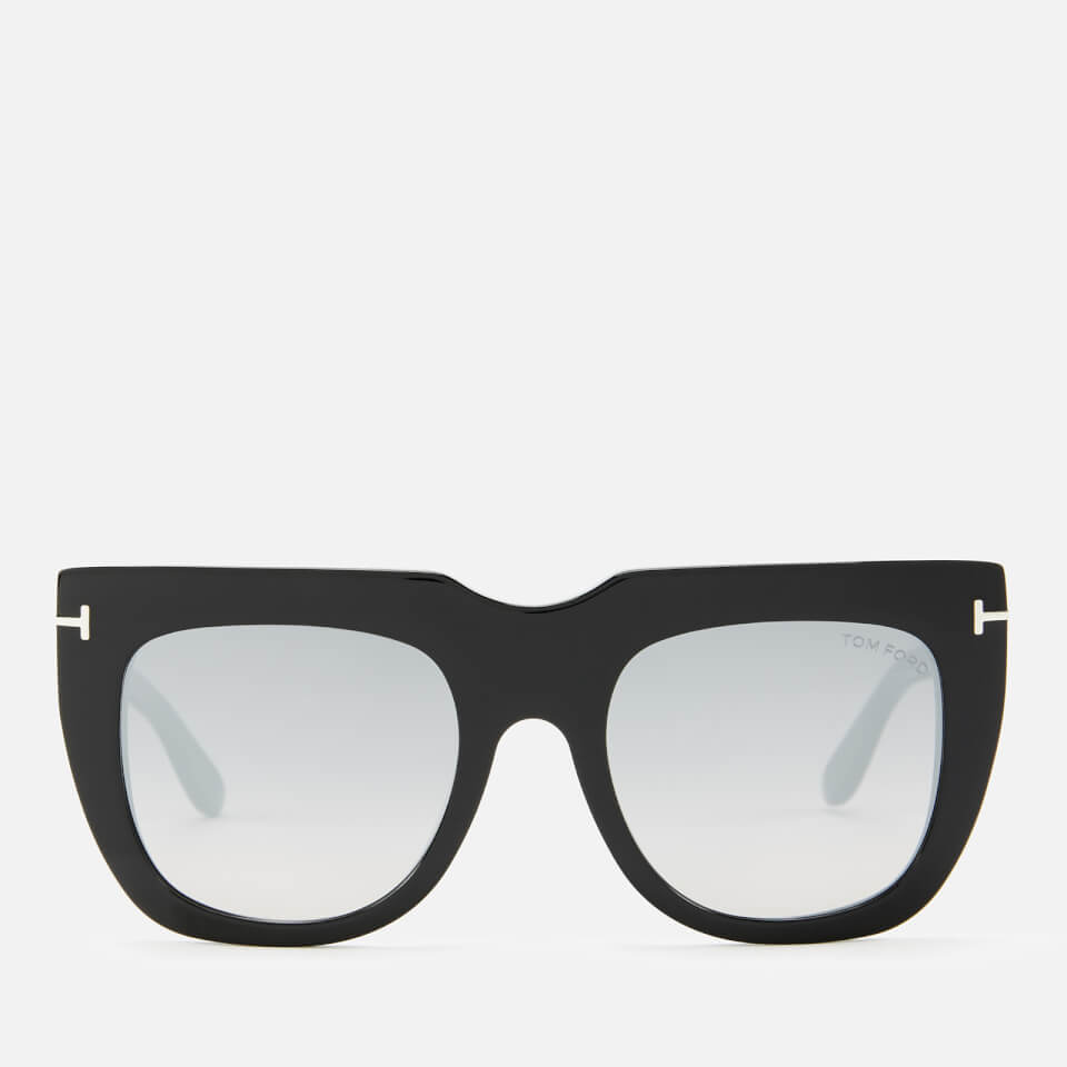 Tom Ford Women's Thea Sunglasses - Shiny Black/Smoke Mirror