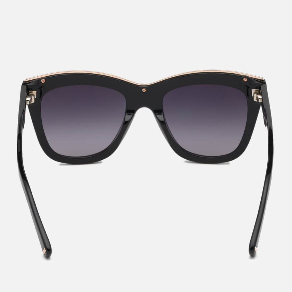 Tom Ford Women's Julie Sunglasses - Shiny Black/Smoke Mirror