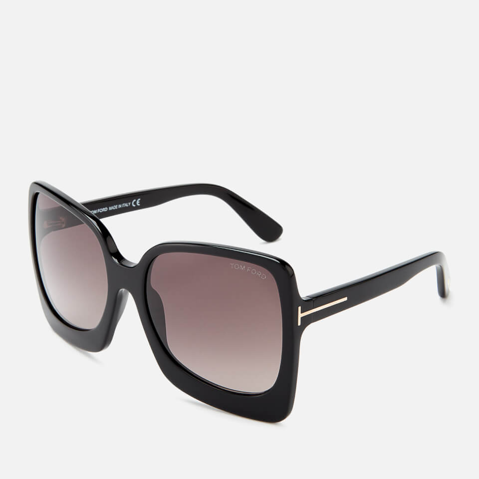 Tom Ford Women's Emmanuella Sunglasses - Shiny Black/Gradient Roviex